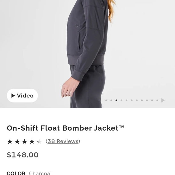 FIGS Greay Lightweight Jacket - Picture 2 of 4